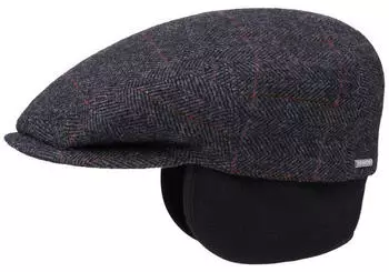 Stetson Ohrenklappen Schirmm&uuml;tze anthrazit