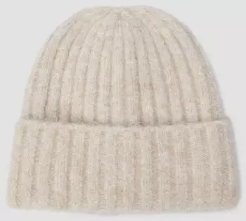 s.Oliver Strick-Beanie mit Wollanteil ONESIZE Beige 2172833.81W9.ONESIZE