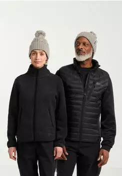 Jack Wolfskin Pompom Beanie Winddichte Strickm&uuml;tze One Size beige pale sand (1905092_A0056)