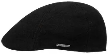 Stetson Texas Wool Gatsby Cap Flat Cap (6610102) schwarz