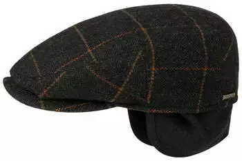 Stetson Ohrenklappen Schirmm&uuml;tze oliv schwarz