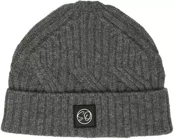 s.Oliver Strickmütze aus Wolle mit Zopfmuster ONESIZE grau 2170054.91W1.ONESIZE