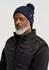 Jack Wolfskin Pompom Beanie Winddichte Strickmütze One Size blue midnight sky (1905092_C0412)