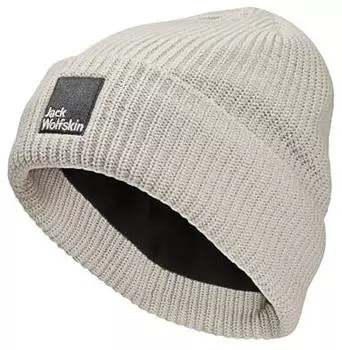 Jack Wolfskin Pergamon Beanie Klassische Strickm&uuml;tze pale sand (1910701_A0056)