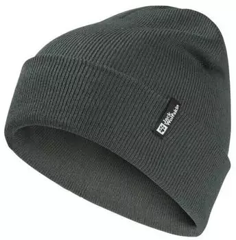 Jack Wolfskin Rib Beanie Strickm&uuml;tze One Size blue dark navy (1903892_C0413)