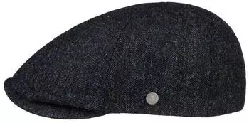 Lierys Wool Duck Flatcap dunkelblau