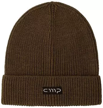 CMP Knitted Hat with Logo Cap tabacco