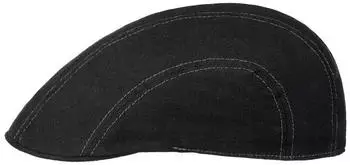 Stetson Madison Leinen Flatcap (6123101) schwarz