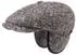 Stetson Hatteras Donegal Earflaps Cap Tweed Wollmütze (6840606) beige-blau