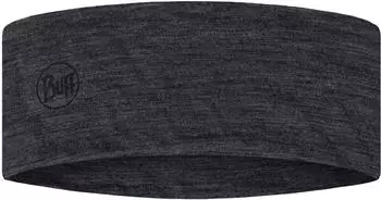Buff Merino Lightweight Stirnband 937 solid grey (135580-937)