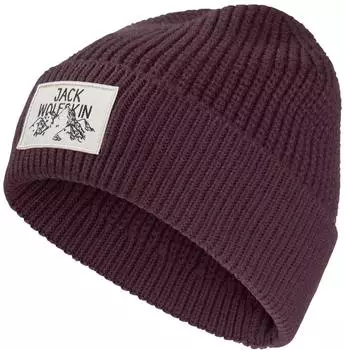 Jack Wolfskin Badge Beanie Beanie M&uuml;tze One Size purple amaranth (A61610_I0116)