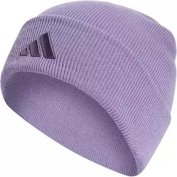 Adidas New Logo Beanie Cuff Magic Lilac / Tech Purple / (KQ6683)
