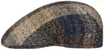 Lierys Siadona Wool Flatcap M&uuml;tze braunblau