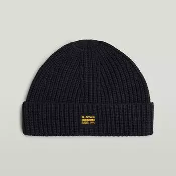 G-Star Originals Fisherman Beanie Dunkelblau one size salute D24321-D167-C742-PC