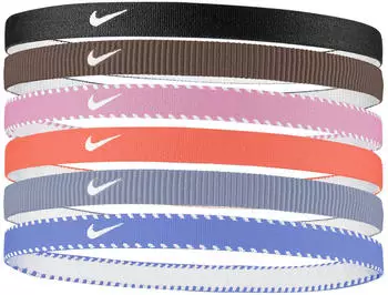 Nike Flex Classic Headbands 6-Pack Unisex (9318-168) black/tattoo/white