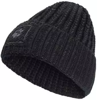 Jack Wolfskin Badge Paw Beanie Paw Strickm&uuml;tze Unisex one size black A66188_6000_OS