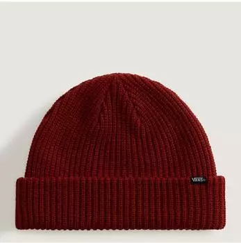 Vans Core Basic Beanie mit Umschlag Herren Rot Gr&ouml;&szlig;e: Einheitsgr&ouml;&szlig;e (VN000QB4H89)