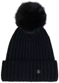 Bogner Schurwoll-Kaschmir-Mütze Ranya für Damen - Schwarz - one_size (264-9178-6087-026)