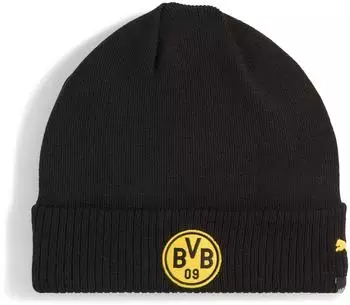 Puma Borussia Dortmund ftblEssentials Beanie Accessoires Schwarz OSFA (027536_01)