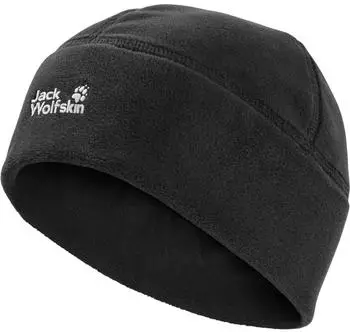 Jack Wolfskin Vertigo Beanie Warme Fleece M&uuml;tze Unisex one size black A66183_6000_OS