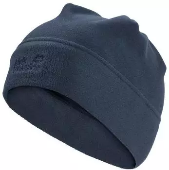 Jack Wolfskin Real Stuff Beanie Warme Fleece M&uuml;tze Unisex one size blue A66181_C0412_OS