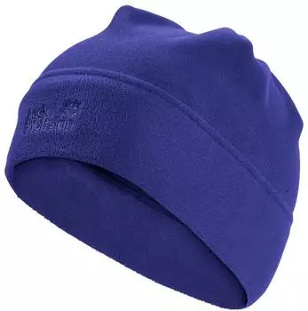 Jack Wolfskin Real Stuff Beanie Warme Fleece M&uuml;tze Unisex one size blue A66181_C0711_OS