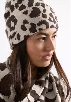 Street One Feinstrick Beanie mit Leo-Muster (A57314027111A)