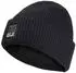 Jack Wolfskin Pergamon Beanie Gefütterte Strickmütze Unisex black (A66719_6000)