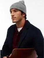 Tommy Hilfiger Strickm&uuml;tze "TH FLAG PIMA COTTON BEANIE" Beanie mit...