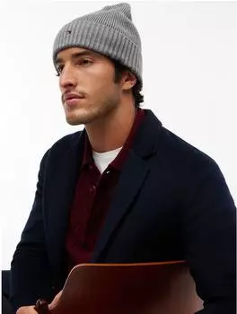 Tommy Hilfiger Flag Beanie with Cashmere (AM0AM12796) medium heather