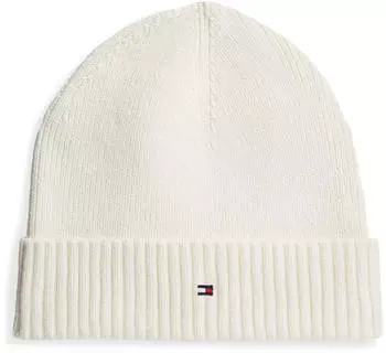 Tommy Hilfiger Flag Beanie with Cashmere (AM0AM12796) ivory petal