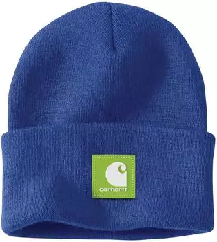 Carhartt Rubber Patch Watch Cap Beanie (106920) rancher's sky