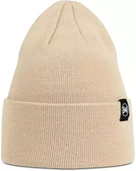 Buff Knitted Beanie Lilon biscotti