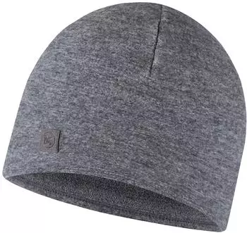Buff Merino Fleece Beanie grey