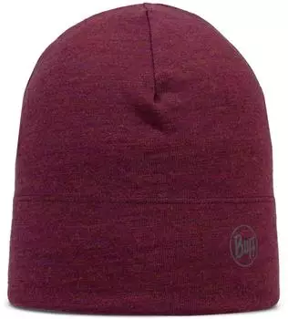 Buff Midweight Merino Wool Hat melangetibetanred