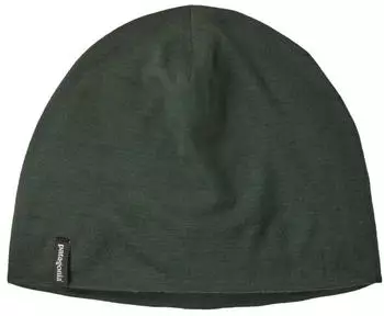 Patagonia Overlook Merino Wool Liner Beanie treelinegreen