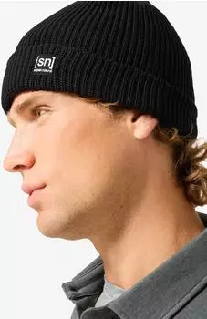 Super Natural Merino Basic Beanie jetblack