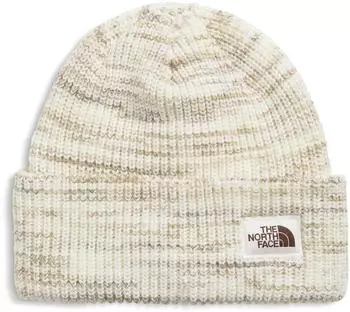 The North Face Unisex Salty Bae Lined Beanie (NF0A8CHM) white dune