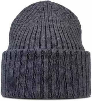 Buff Knitted Beanie Erviny greyheather