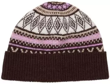 Marc O'Polo Jacquard-Strickmütze braun ONE_SIZE (5000013451_1837)