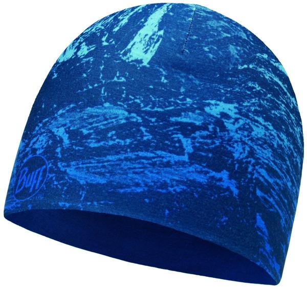 Buff Microfiber Reversible Hat mountain bits blue