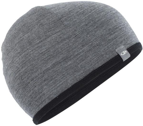 Icebreaker Adult Pocket Hat black/gritstone heather