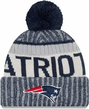 New Era ONF NFL17 New England Patriots Sport Knit Beanie blue