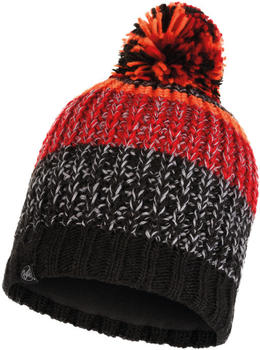 Buff Knitted & Band Polar Fleece Hat Stig black
