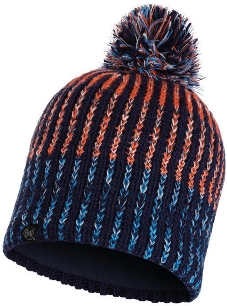 Buff Knitted & Band Polar Hat Iver medieval blue