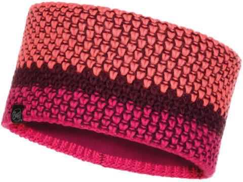 Buff Knitted & Polar Fleece Headband Tilda bright pink