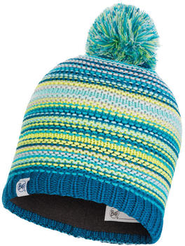Buff Knitted & Band Polar Fleece Hat Amity turquoise