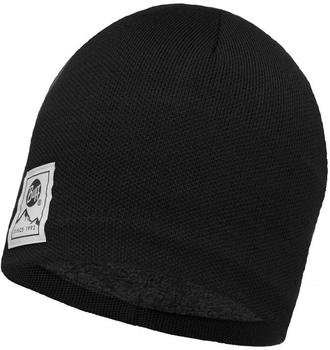 Buff Knitted Polar Hat Solid black