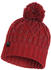 Buff Knitted & Full Polar Hat Idun red