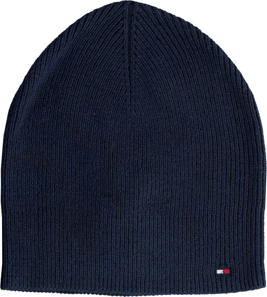 Tommy Hilfiger Flag Rib-Knit Beanie Women sky captain